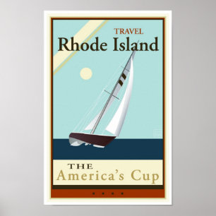 Póster Isla Rhode Viajes