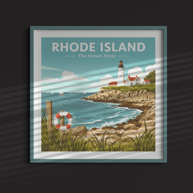 Póster Isla Rhode Vintage (Subido por el creador)
