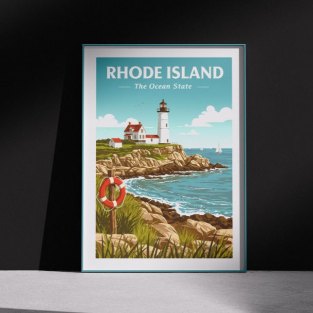 Póster Isla Rhode Vintage (Subido por el creador)