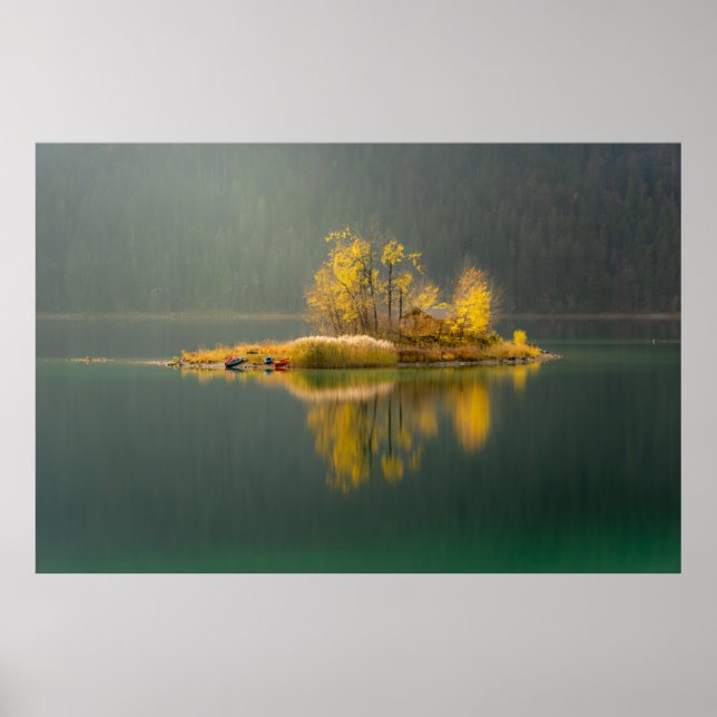 PÓSTER ISLA RODEADA DE AGUA (Frente)