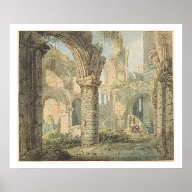 Póster Isla Santa de Cuthbert, 1797 (con lápiz) (Frente)