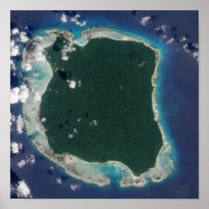 Póster Isla Sentinel Norte