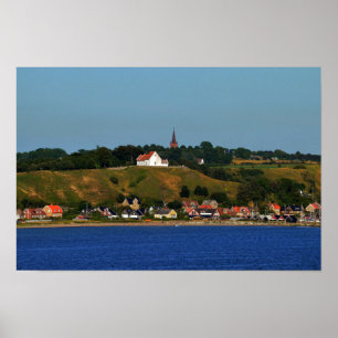 Póster Isla sueca de Ven, Oresund 20x12 pulgadas