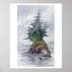 Póster Isla Tofino