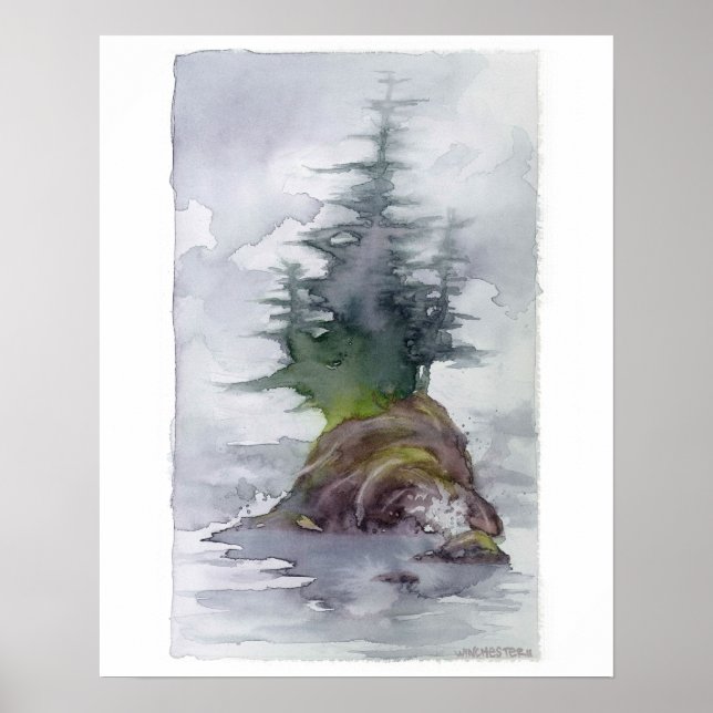 Póster Isla Tofino (Frente)