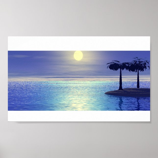 Póster Isla Tropical (Frente)