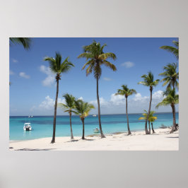 Póster Isla Tropical