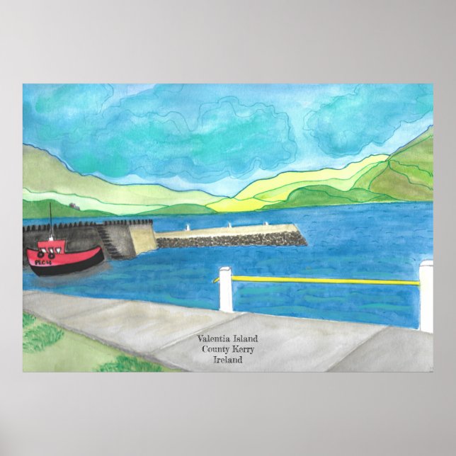 Póster Isla Valentia (Frente)