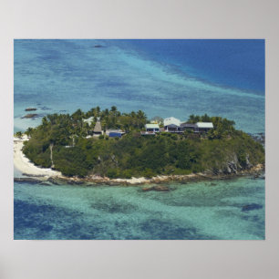Póster Isla Wadigi, Islas Mamanuca, Fiji
