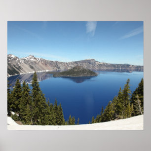 Póster Isla Wizard en Crater Lake