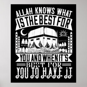 Póster Islam - Alá sabe lo que es mejor para ti