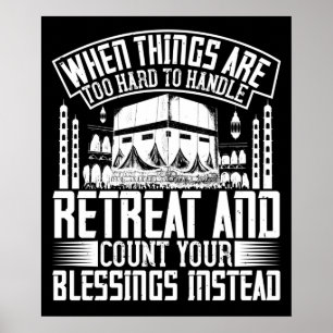 Póster Islam - Cuando las cosas son demasiado difíciles d