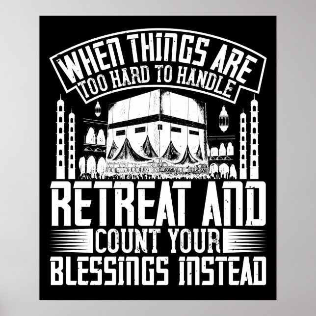 Póster Islam - Cuando las cosas son demasiado difíciles d (Frente)