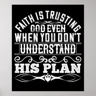 Póster Islam - La fe es confianza en Dios