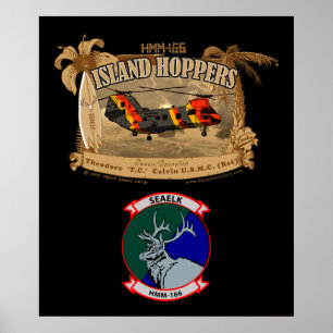 Póster Island Hoppers Poster - con insignia