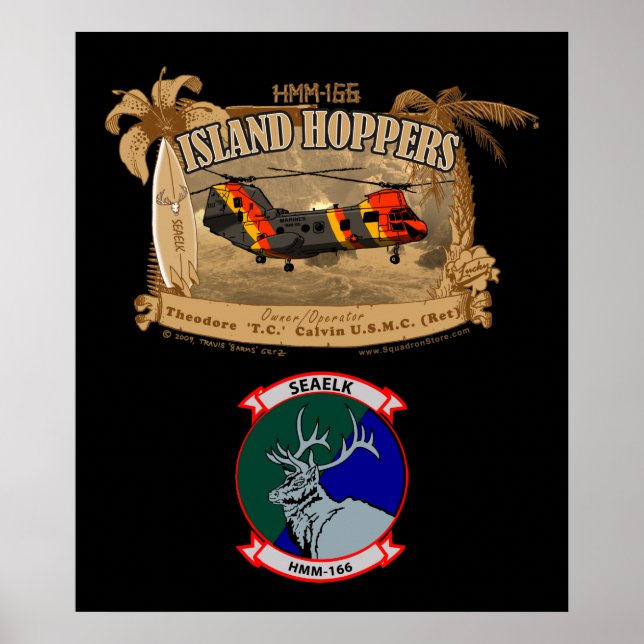 Póster Island Hoppers Poster - con insignia (Frente)