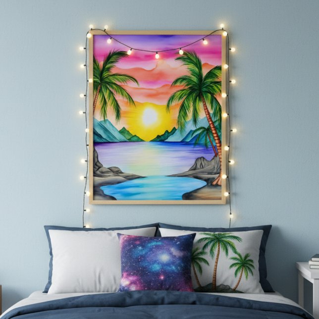 Póster Island Tropical Beach Sunset (Subido por el creador)