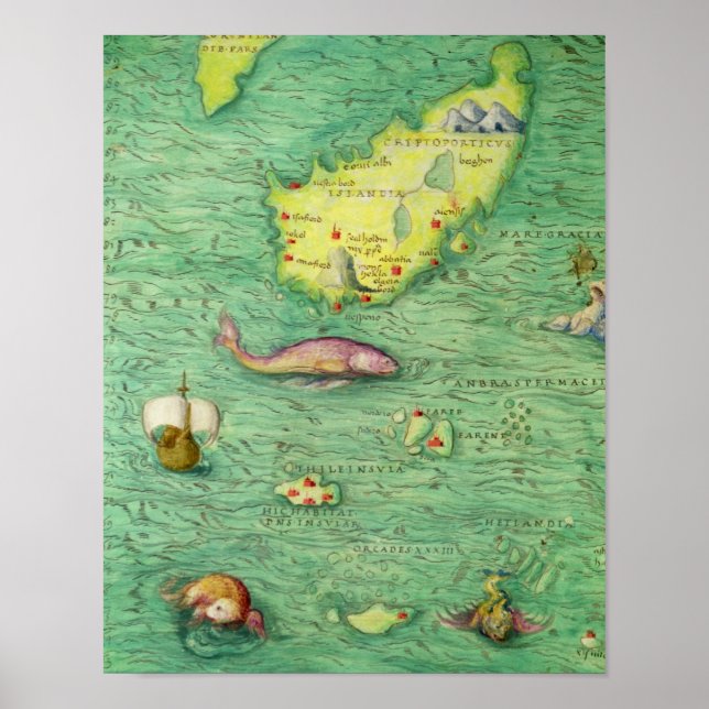 Póster Islandia (Frente)