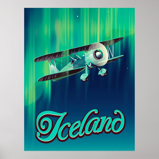 Póster Islandia (Frente)