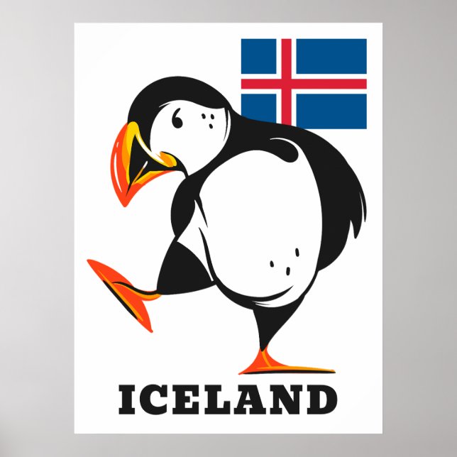 Póster Islandia (Frente)