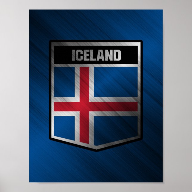 Póster Islandia (Frente)