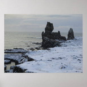 Póster Islandia Londrangar