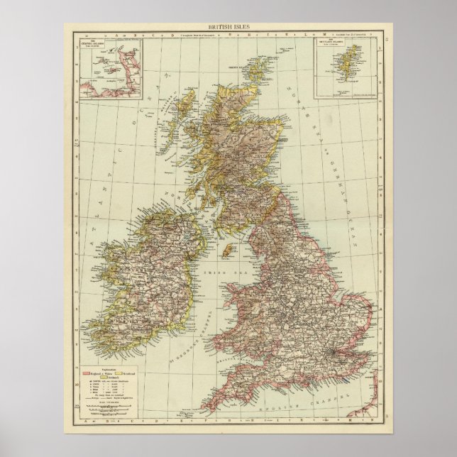 Póster Islas Británicas 10 (Frente)