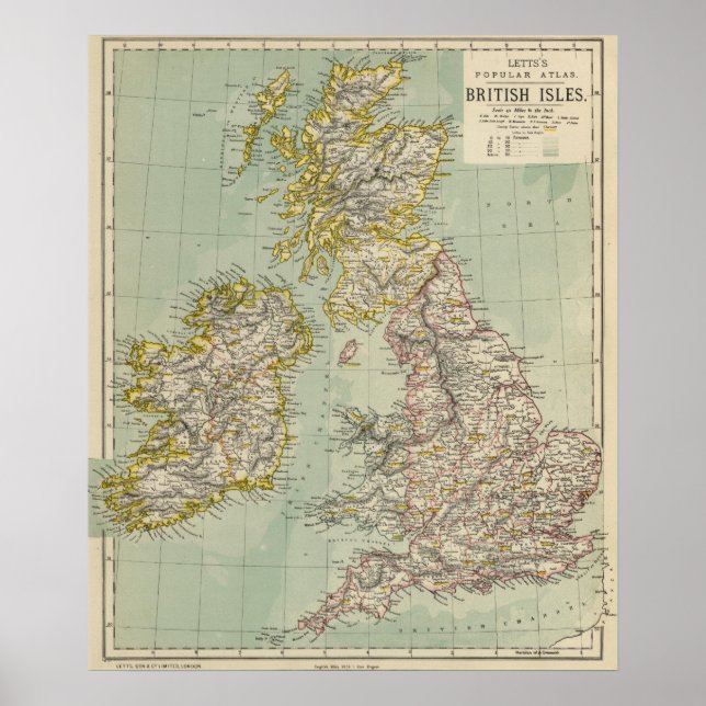 Póster Islas Británicas 11 (Frente)