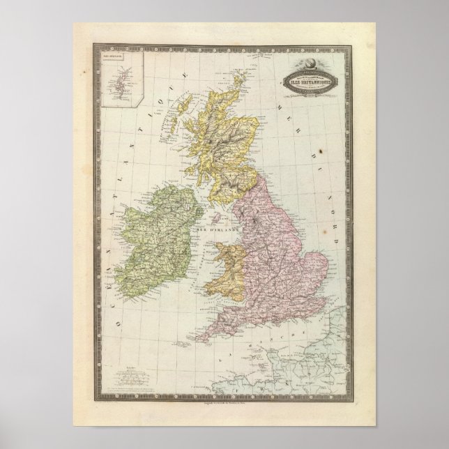 Póster Islas Británicas 6 (Frente)