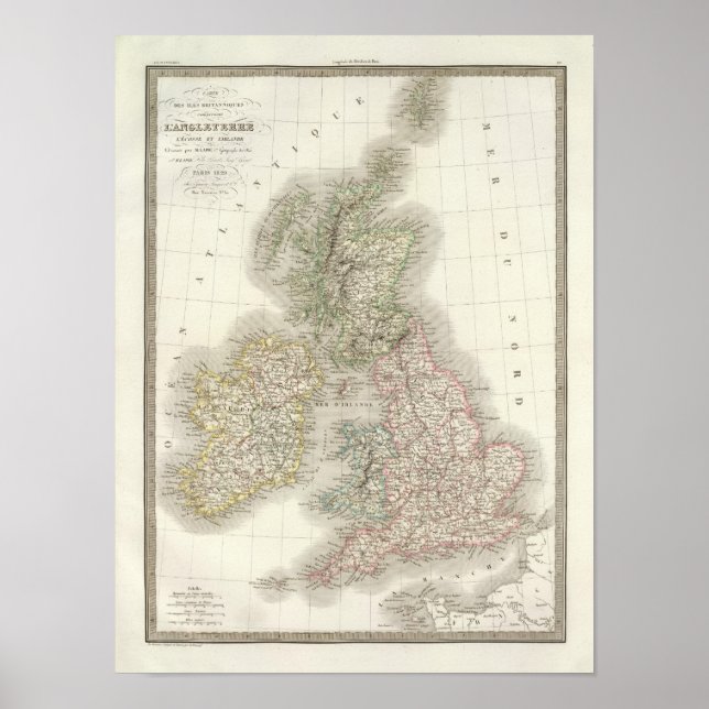 Póster Islas Británicas - Islas Británicas (Frente)