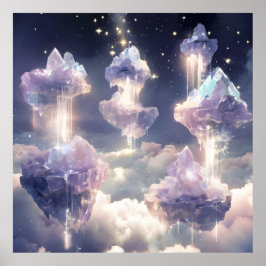 Póster Islas Cristalinas flotantes