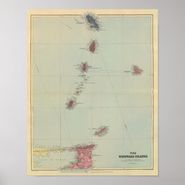 Póster Islas de Barlovento (Frente)