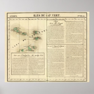 Póster Islas de Cabo Verde África
