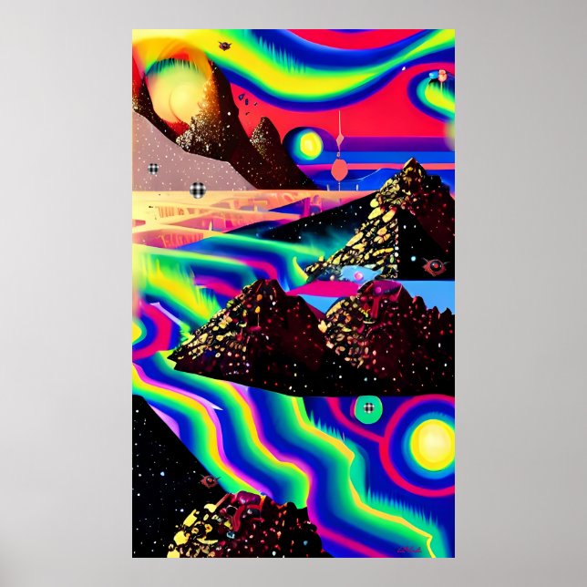 Póster Islas de la Quinta Dimensión (Frente)