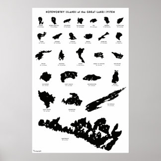 Póster Islas de los Grandes Lagos: Hip