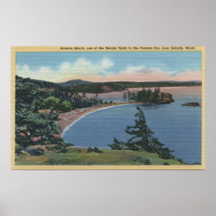 Póster Islas de San Juan, Washington