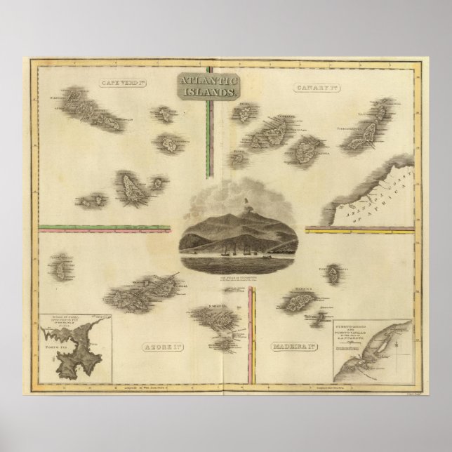 Póster Islas del Atlántico (Frente)
