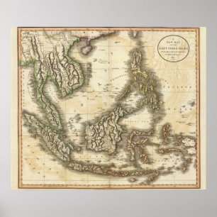 Póster Islas del Este de India