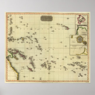 Póster Islas del Pacífico