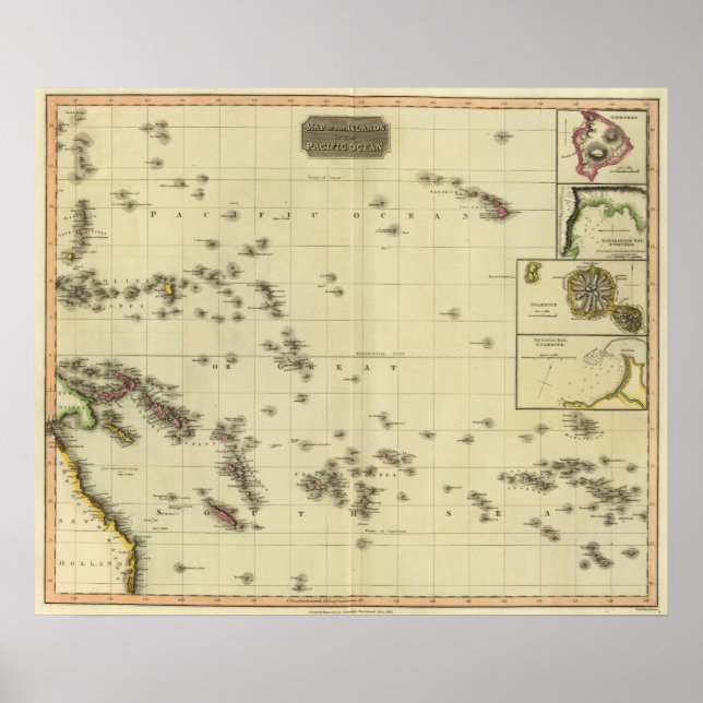 Póster Islas del Pacífico (Frente)