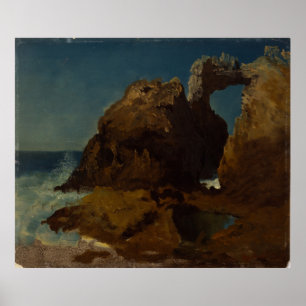Póster Islas Farallon, Océano Pacífico, California