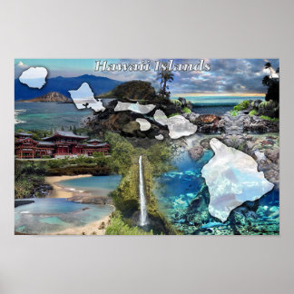 Póster Islas Hawái