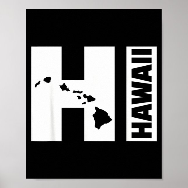 Póster islas HI Hawái (Frente)