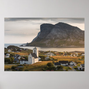 Póster Islas Lofoten de Noruega