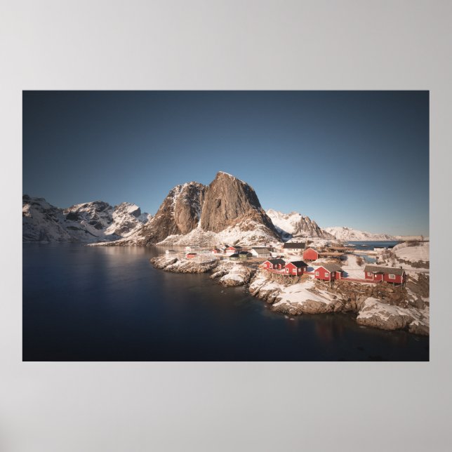 Póster Islas Lofoten Noruega (Frente)