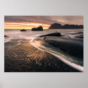 Póster Islas Lofoten Noruega