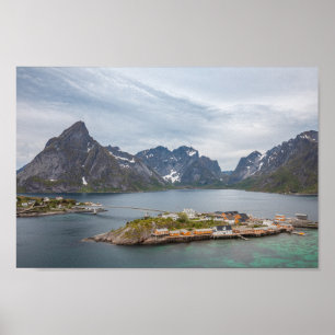 Póster Islas Lofoten Noruega