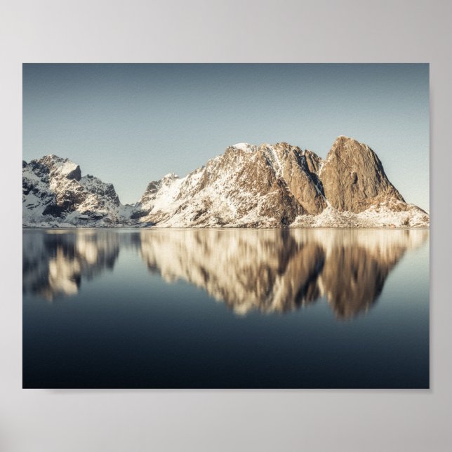 Póster Islas Lofoten Noruega (Frente)