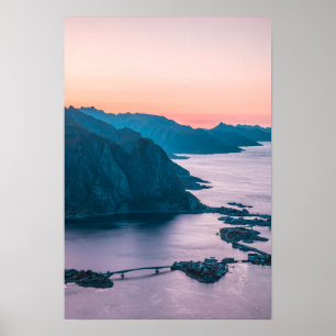 Póster Islas Lofoten Noruega