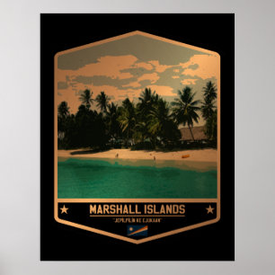 Póster Islas Marshall